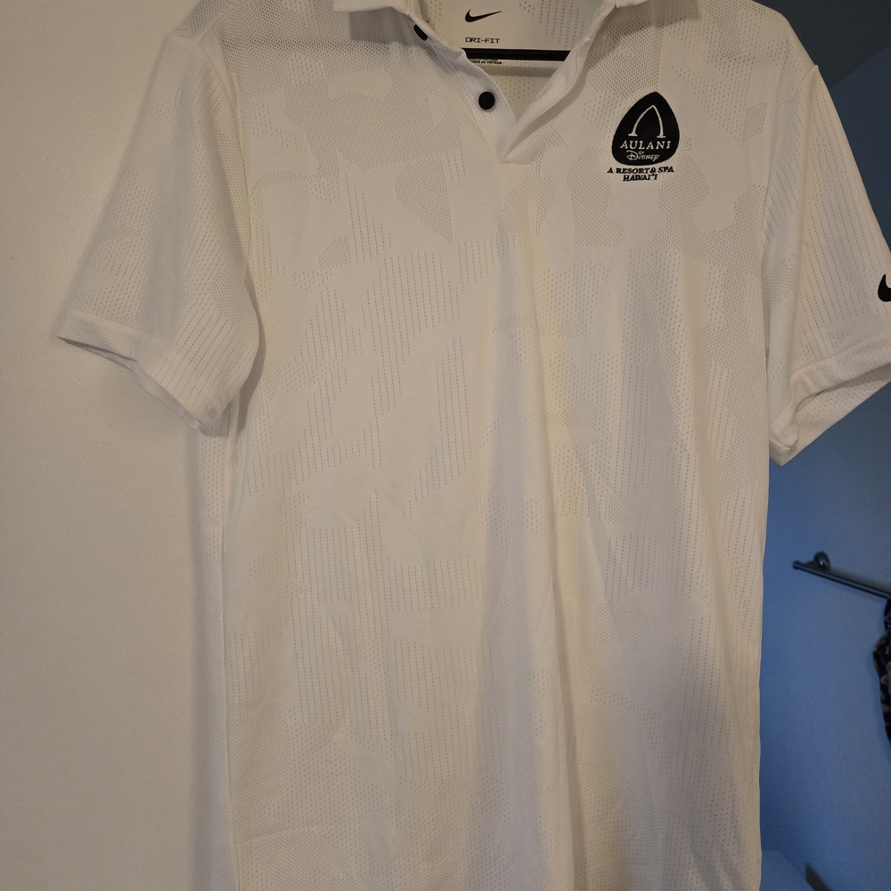 Disney Aulani Nike White Polo Shirt